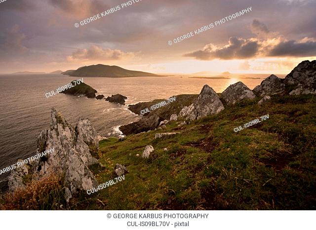 Dunmore Head and Blasket Islands, Dingle, Kerry, Ireland