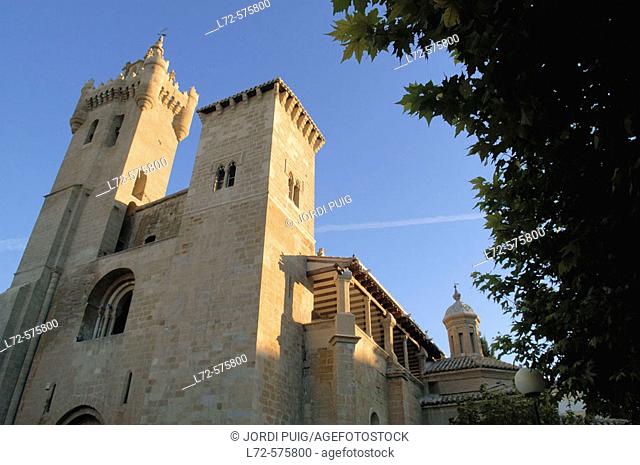 San Salvador church, Ejea de los Caballeros. Cinco Villas, Zaragoza province, Aragón, Spain