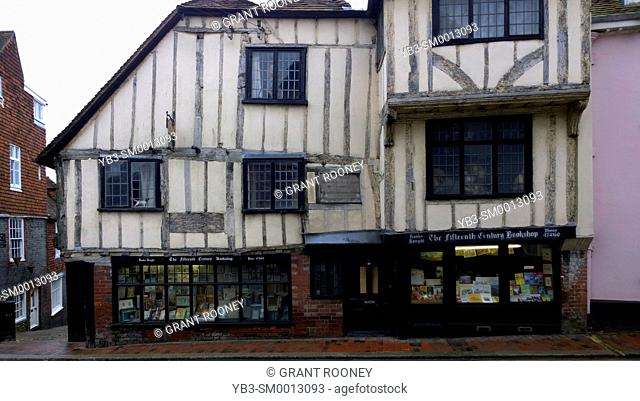 15th Century Bookshop, High Street, Lewes, Sussex, UK