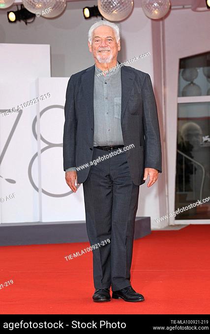 Giorgio Colangeli during the premiere of 'Un Autre Monde' during the 78th annual Venice International Film Festival, in Venice, Italy, 10 September 2021