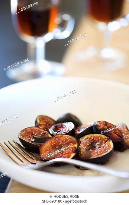 Baked Figs with Aged Balsamic Sherry