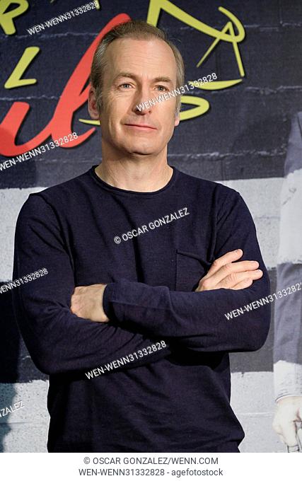 'Better Call Saul' photocall at Telefonica flagship store in Madrid Featuring: Bob Odenkirk Where: Madrid, Spain When: 18 Apr 2017 Credit: Oscar Gonzalez/WENN