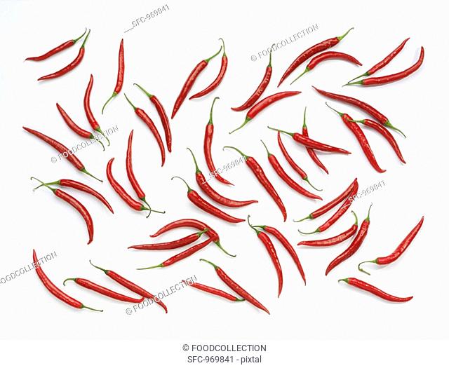 Many red chillies