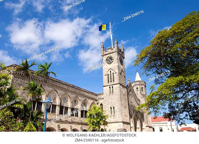 The city hall in Bridgetown, the capital city of Barbados, an island in the Caribbean