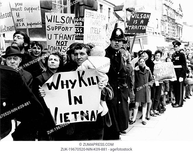May 20, 1967 - London, England, U.K. - Vietnam War, also known as the Second Indochina War was a military struggle fought in Vietnam from 1959 to 1975