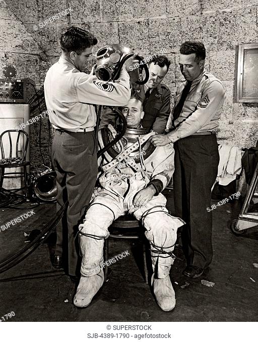 Putting on Diving Suit to Enter Wind Tunnel