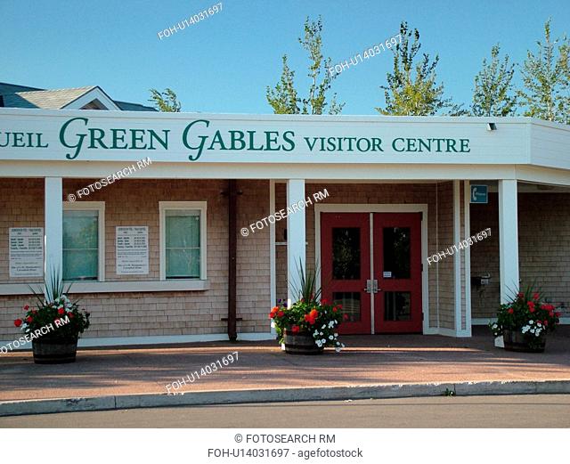 Canada, Prince Edward Island, Queens County, Cavendish, Prince Edward Island National Park, Green Gables, Anne of Green Gables, visitor center, entrance