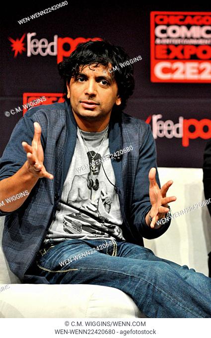 C2E2: Chicago Comic & Entertainment Expo 2015 at McCormick Place Featuring: M. Night Shyamalan Where: Rosemont, Illinois
