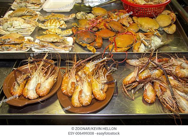 Cooked seafood