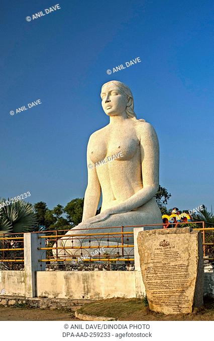 mermaid statue, Mahatma Gandhi Park, Kollam Beach, Kerala, India, Asia