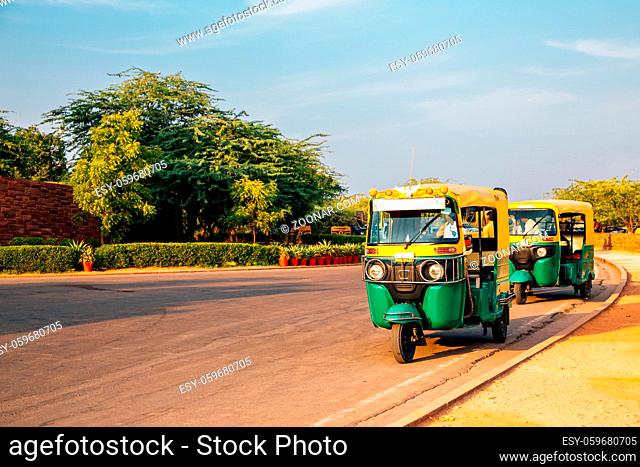 Auto rickshaw in Jodhpur, Rajasthan, India