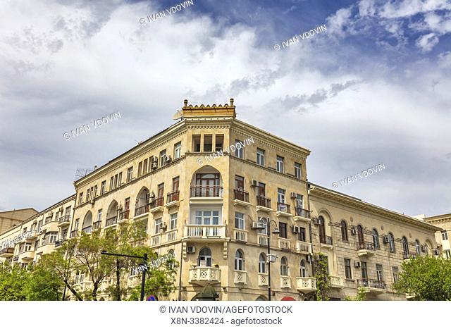 Vintage apartment building, Baku, Azerbaijan
