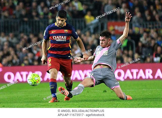 2015 La Liga Barcelona v Rayo Vallecano Oct 17th. 17.10.2015. Barcelona, Spain. La Liga. Barcelona versus Rayo Vallecano