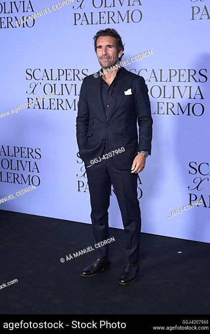 Borja Vázquez, President of Scalpers attends Olivia Palermo x Scalpers exclusive collection presentation at Conde de Bornos Palace on November 30