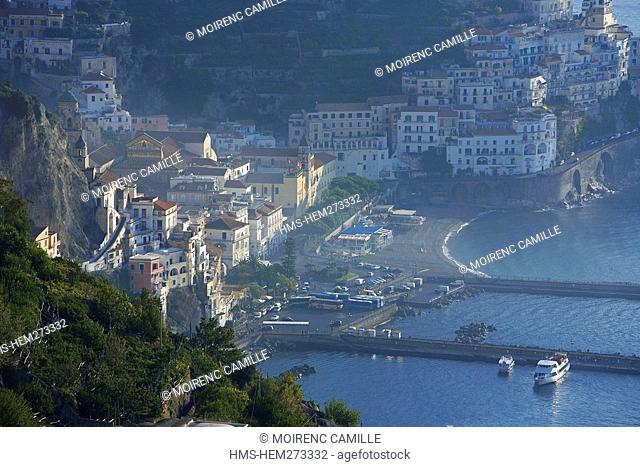 Italy, Campania, Amalfi Coast, listed as World Heritage by UNESCO, Amalfi
