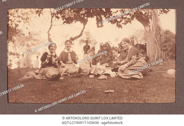 Digital Image - World War I, Group Portrait of Nurses, Egypt, 1915-1917, Digital image of a photograph from an album compiled by Sister Selina Lily (Lil)...