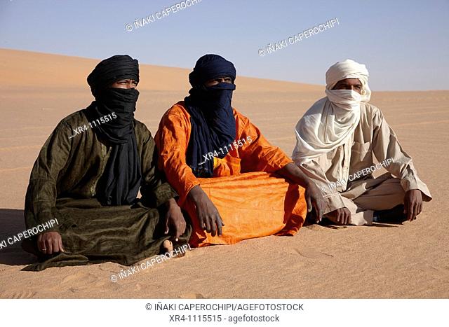 Tuaregs, Idhan Ubari, Wadi Al Hayaa, Libya