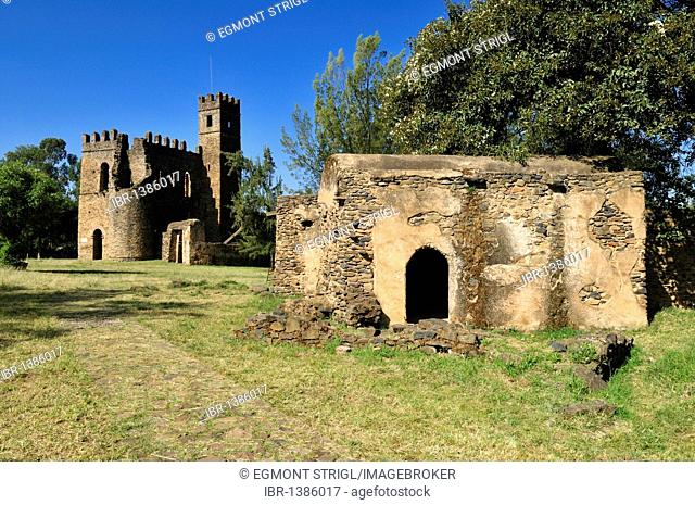 Fasiladas Archive, Royal Enclosure Fasil Ghebbi, UNESCO World Heritage Site, Gonder, Gondar, Amhara, Ethiopia, Africa