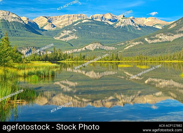 Jasper Lake reflection Jasper National Park, Alberta, Canada