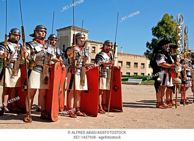 Legionaries, Roman, Tarraco Viva festival'11, Tarragona, Catalonia, Spain