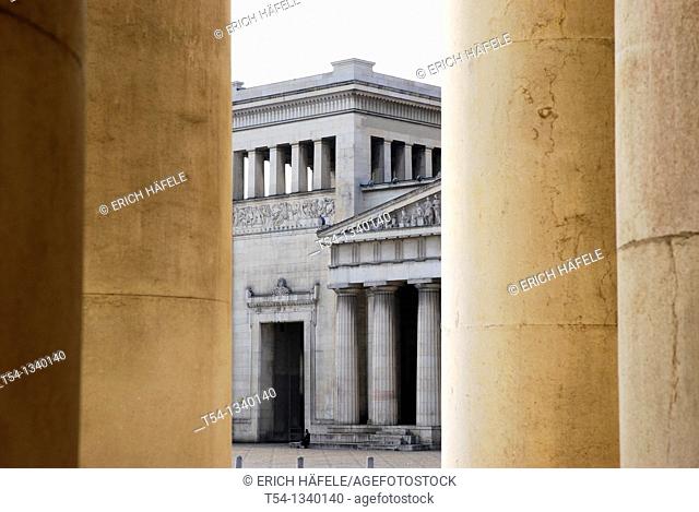Ancient , Bavaria , Building , Classical , Europe , Gateway , Germany , Greek , Historical , History , Maxvorstadt , Munich , Propylaea , Renesaice , Roman