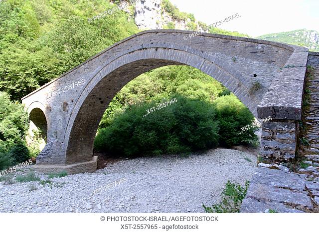 A stone bridge Zagori, Pindus mountains, Epirus, Greece