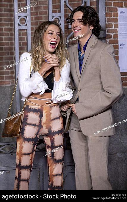 Belen Ecija and Jaime Sanchez attends to ' Latin GRAMMY Acoustic Sessions' photocall on October 26, 2022 in Madrid, Spain