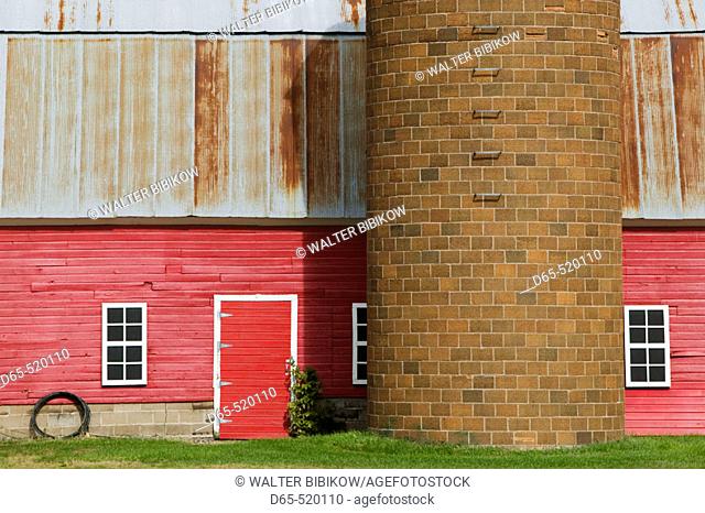 Red Barn. North Branch. Minnesota. USA