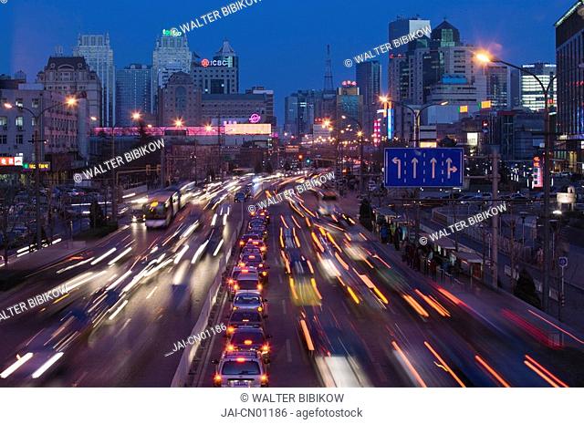 China, Beijing, Chaoyang District, north eastern commercial district, Chaoyangmenwai Dajie
