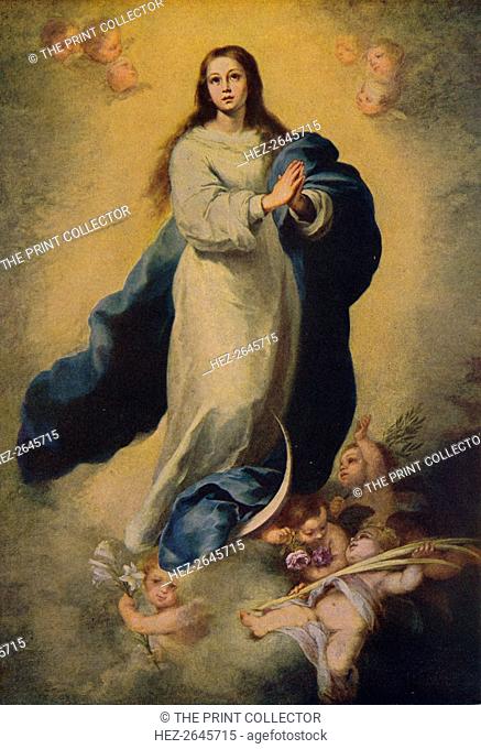 'La Concepcion Inmaculada De Maria', (Immaculate Conception), 1660 - 1665, (c1934). Artist: Bartolomé Esteban Murillo