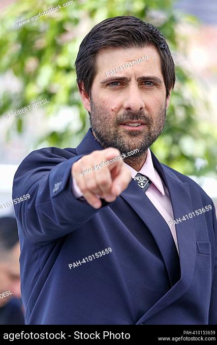 Jason Schwartzman attends the 'Asteroid City' photocall during the 76th Cannes Film Festival at Palais des Festivals in Cannes, France, on 24 May 2023
