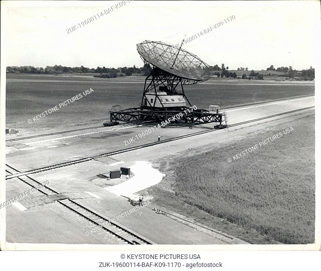 1961 - 20.6.61 The radio telescope interferometer at the Royal Radar Establishment The Ministry of Aviation has built at the Royal Radar Establishment a new...