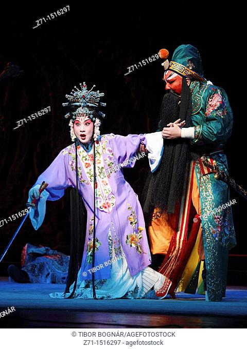 China, Shanghai, Yifu Theatre, chinese kunqu opera performance