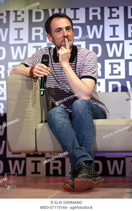 Italian actor and director Elio Germano during the Wired Next Fest. Milan (Italy), May 24th, 2019