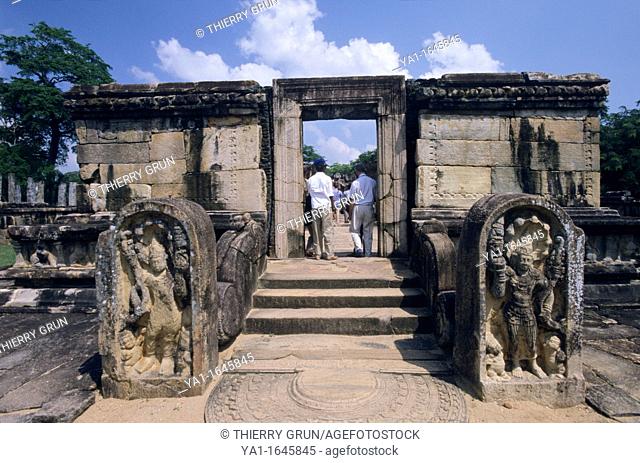 Hatadage old building, Quadrangle, Polonnaruwa, Sri Lanka