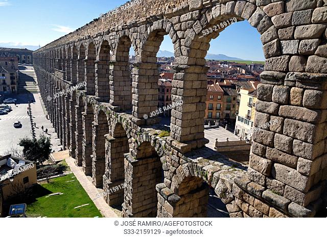 Acueduct of Segovia. Castilla Leon. Spain