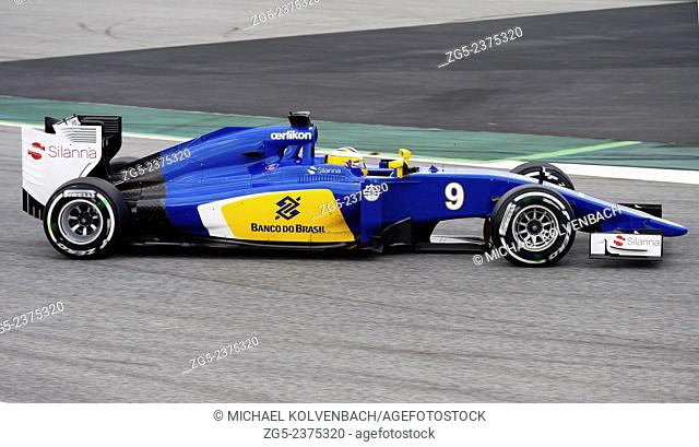 Circuit de Catalunya Montmelo near Barcelona, Spain 19.-22.2.15, Formula One Tests -- Marcus Ericsson (SWE), Sauber C34