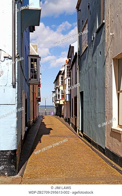 A view of Jetty Street in the North Norfolk resort of Cromer, Norfolk, England, United Kingdom