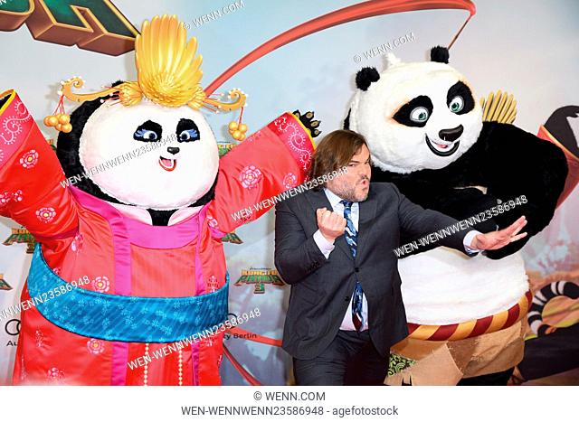 German premiere of Kung Fu Panda 3 at Zoo Palast movie theater Featuring: Jack Black Where: Berlin, Germany When: 02 Mar 2016 Credit: WENN.com
