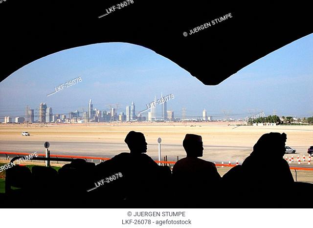 View from the Camel Race Course, Dubai, United Arab Emirates, UAE