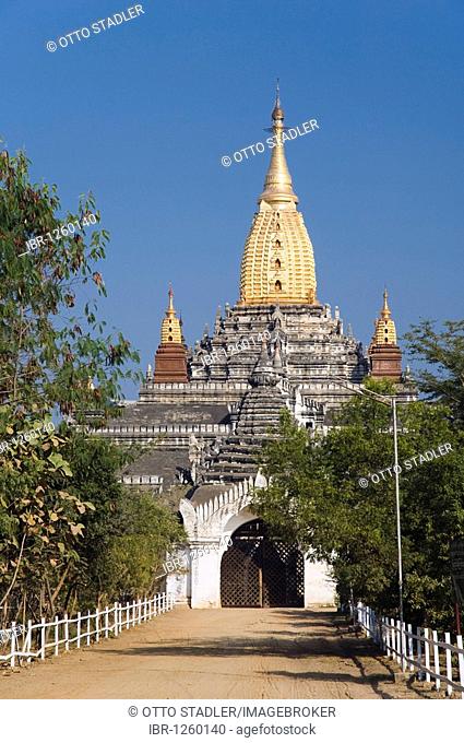 Ananda Temple, Old Bagan, Pagan, Burma, Myanmar, Asia