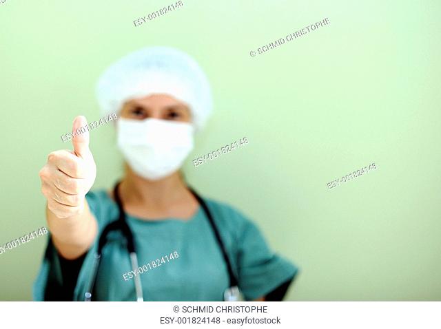 Nurse at the hospital