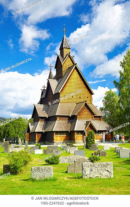 Stave Church Heddal, Sogn og Fjordane, Norway