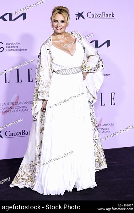 Ainhoa Arteta attended ELLE Cancer Ball Photocall at the Royal Theater on October 18, 2023 in Madrid, Spain