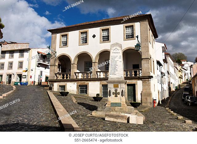 Monument to the Dead in France, Braganca, Tras-os-Montes, Portugal