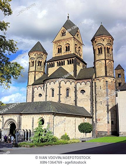Maria Laach Abbey 12th century, near Andernach, Rhineland Palatinate, Germany