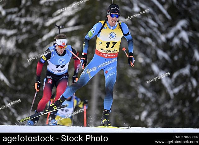 Quentin FILLON MAILLET (FRA), action, individual action, single image, cut out, full body shot, whole figure IBU Biathlon World Cup 10 km men's sprint on...