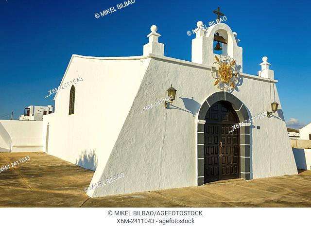 La Magdalena chapel. Masdache, Tias. Lanzarote, Canary Islands, Spain, Europe