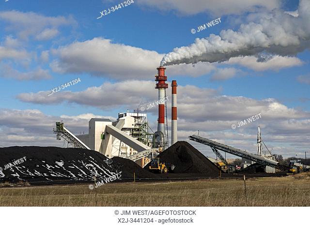 Sidney, Montana - A coal-fired power plant operated by Montana-Dakota Utilities Co. , a subsidiary of MDU Resources Group