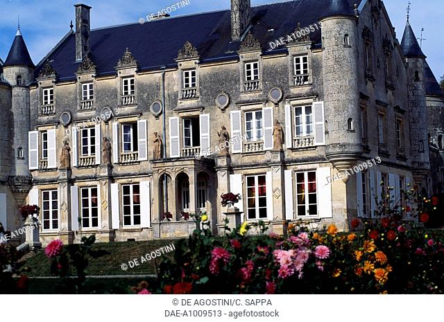 Chateau de Terre-Neuve, 1580, Fontenay-le-Comte, Loire Valley (UNESCO World Heritage List, 2000), Pays de la Loire. France, 16th century